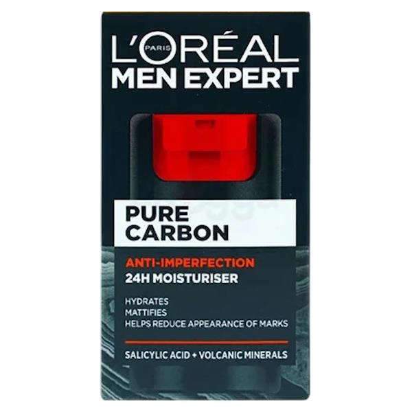 (LT) L'Oreal Men Expert Pure Carbon Anti-Imperfection 24H Moisturiser 50ml (Case of 6)