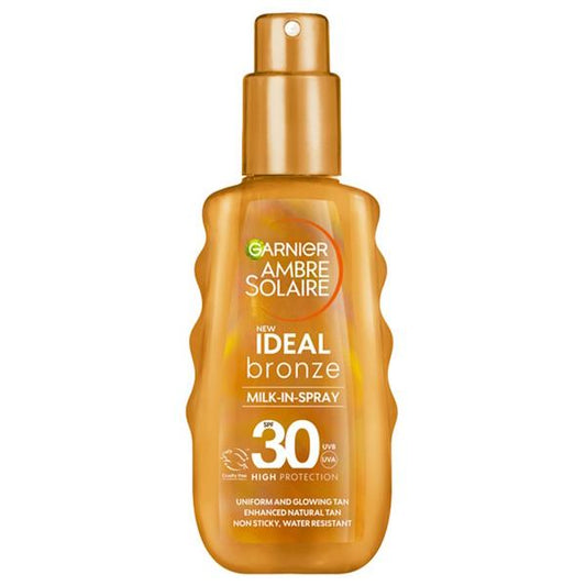 Garnier Ambre Solaire Ideal Bronze Milk-In Spray SPF30 150ml (Case of 6)
