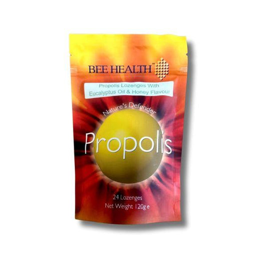 Bee Health Propolis 24 Eucalyptus Oil & Honey Flavour Lozenges 120g