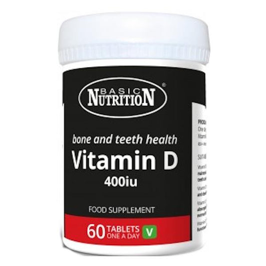 Basic Nutrition Vitamin D 400iu 60 Tablets (Case of 6)