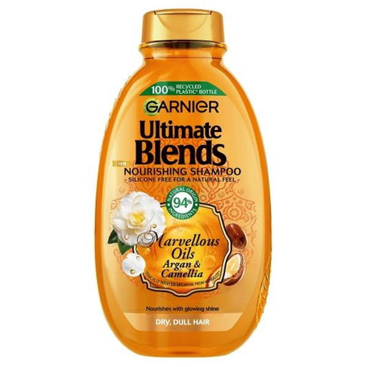 (LT) Garnier Ultimate Blends Marvellous Oils Shampoo 400ml (Case of 6)