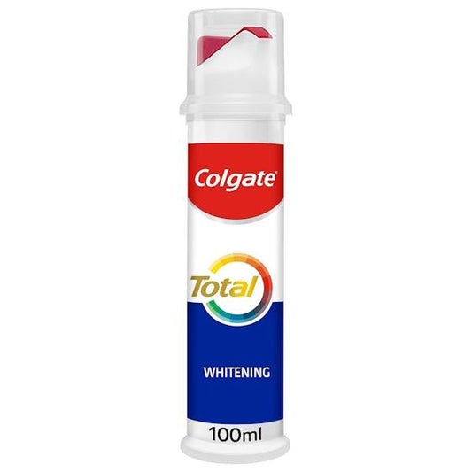 Colgate Total Whitening Toothpaste Pump 100ml (Case of 6)