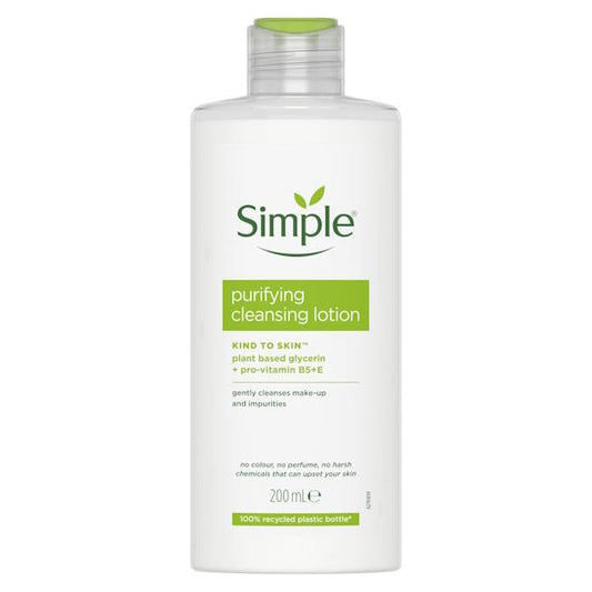 Simple Kind To Skin Purifying Cleansing Lotion 200ml (Case of 6)