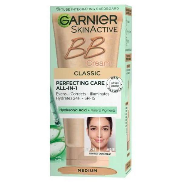 Garnier Skin Active BB Cream Classic SPF15 Medium 50ml (Case of 6)