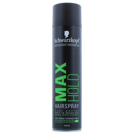 Schwarzkopf Max Hold Hairspray 400ml (Case of 6)