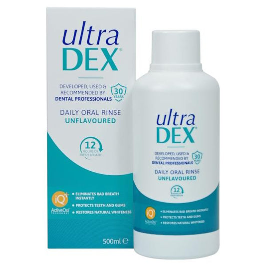Ultradex Daily Oral Rinse Unflavoured 500ml (Case of 6)