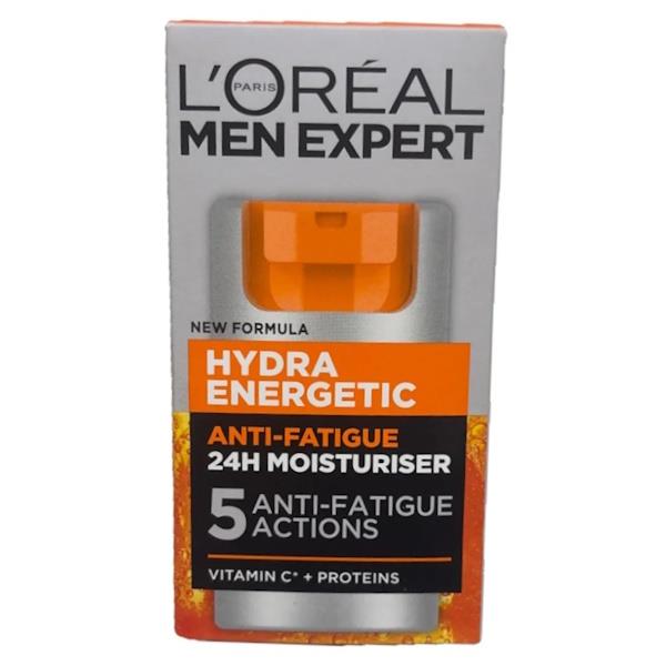 (LT) L'Oreal Men Expert Hydra Energetic Anti-Fatigue 24H Moisturiser 50ml (Case of 6)