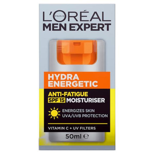 (LT) L'Oreal Men Expert Hydra Energetic Anti-Fatigue SPF15 Moisturiser 50ml (Case of 6)