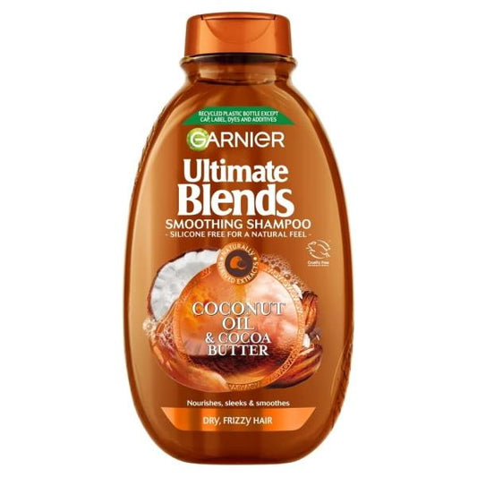 (LT) Garnier Ultimate Blends Coconut Oil & Cocoa Butter Shampoo 400ml (Case of 6)