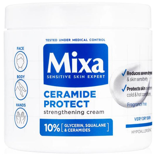 (LT) Mixa Ceramide Protect Strengthening Cream 400ml (Case of 6)