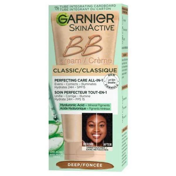 Garnier Skin Active BB Cream Classic SPF15 Deep 50ml (Case of 6)