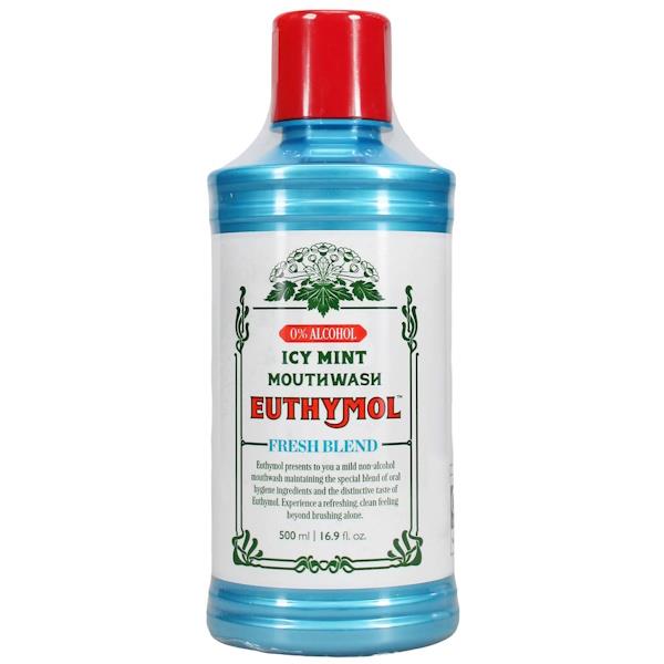 Euthymol Icy Mint Mouthwash 500ml (Case of 6)
