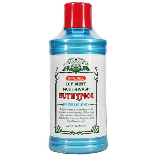 Euthymol Icy Mint Mouthwash 500ml (Case of 6)