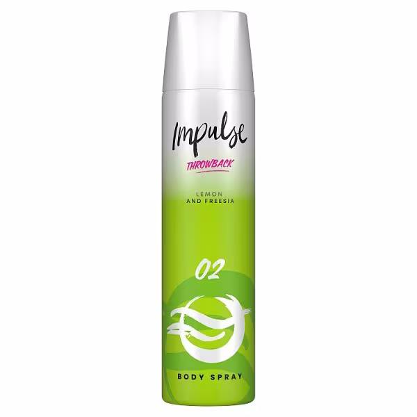 Impulse O2 Body Spray 75ml (Case of 6)