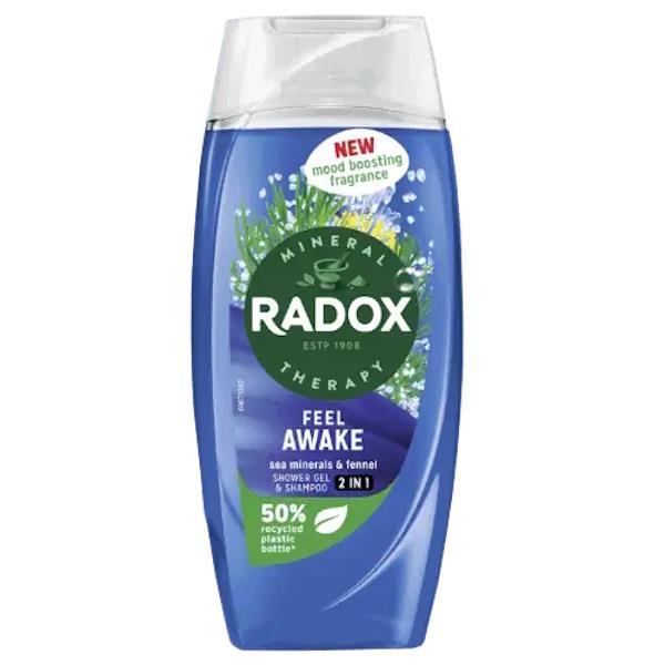 Radox Feel Awake Shower Gel 225ml (Case of 6)