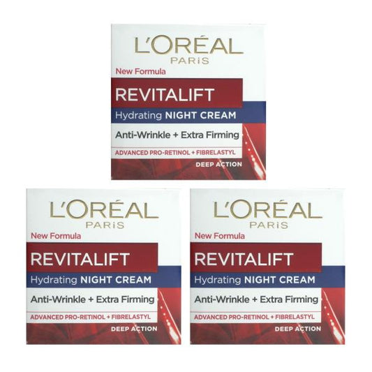 L'Oreal Revitalift Hydrating Night Cream 50ml (Case of 6)