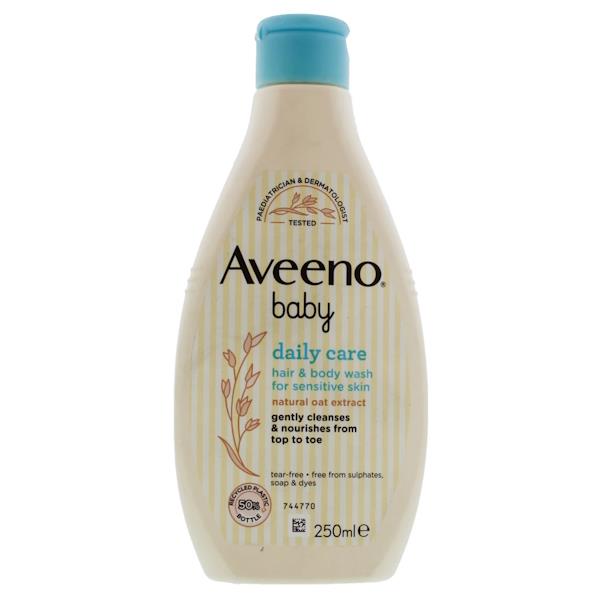 Aveeno Baby Daily Care Hair & Body Wash 250ml (Case of 6)