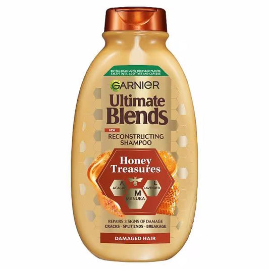 (LT) Garnier Ultimate Blends Honey Treasures Shampoo 400ml (Case of 6)