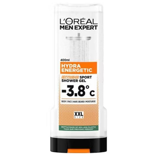 L'Oreal Men Expert Hydra Energetic Extreme Sport Shower Gel 400ml (Case of 6)