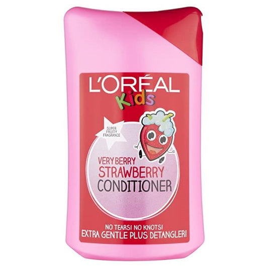 (LT) L'Oreal kids Very Berry Strawberry Conditioner 250ml (Case of 6)