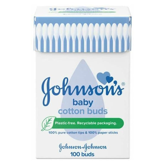 Johnson's Baby Cotton Buds 100 Buds (Case of 6)