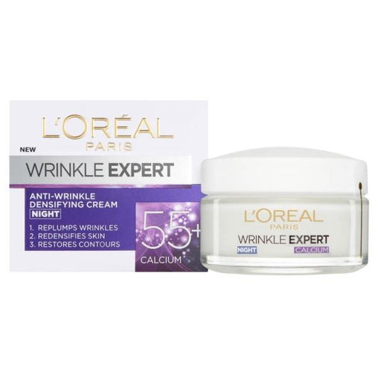 (LT) L'Oreal Wrinkle Expert 55+ Anti-Wrinkle Night Cream 50ml (Case of 6)