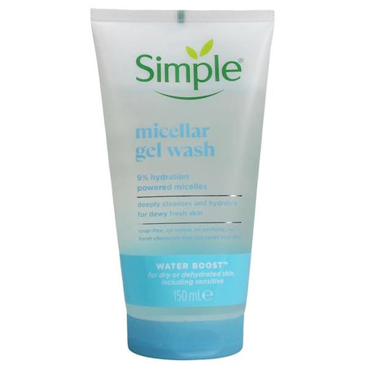 Simple Water Boost Micellar Gel Wash 150ml (Case of 6)