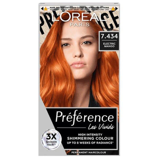 L'Oreal Preference Vivids 7.434 Electric Mango (Case of 3)