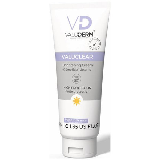 Valuderm Valuclear Brightening Cream SPF50+ 40ml (Case of 6)