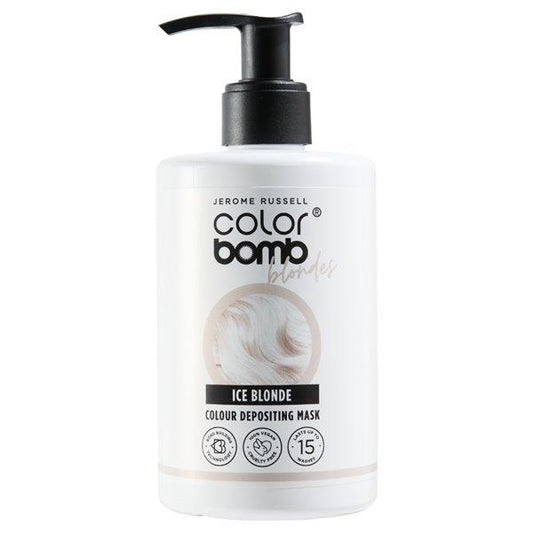 (LT) Jerome Russell Color Bomb Blondes Ice Blonde Colour Depositing Mask 300ml (Case of 6)