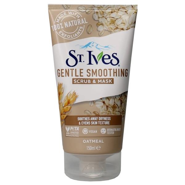 St Ives Gentle Smoothing Oatmeal Scrub & Mask 150ml (Case of 6)