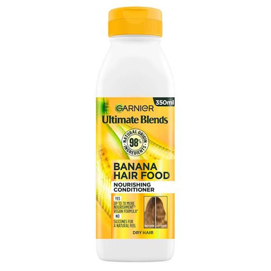 Garnier Ultimate Blends Hair Food Banana Conditioner 350ml (Case of 6)