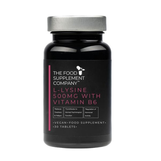 FSC L-Lysine 500mg & B6 30 Tablets (Case of 6)