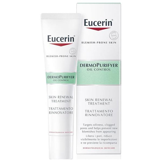 Eucerin Dermo Purifyer Oil Control Skin Renewal Treatment 40ml (Case of 3)