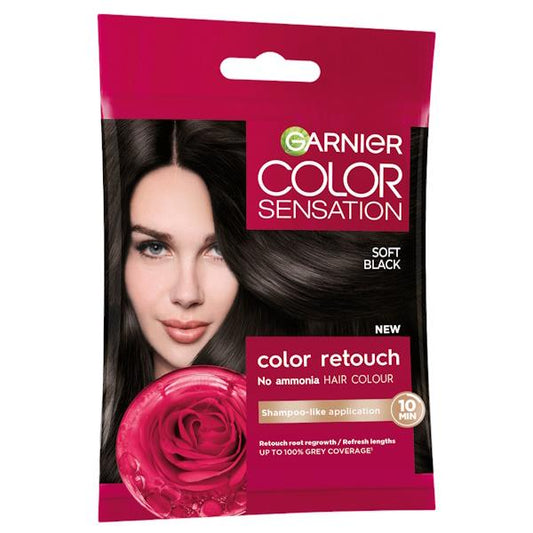 Garnier Color Sensation Color Retouch 2.0 Soft Black (Case of 6)
