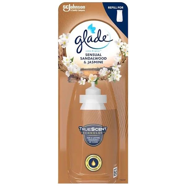 Glade Sense & Spray Refill Sensual Sandalwood & Jasmine 18ml (Case of 8)