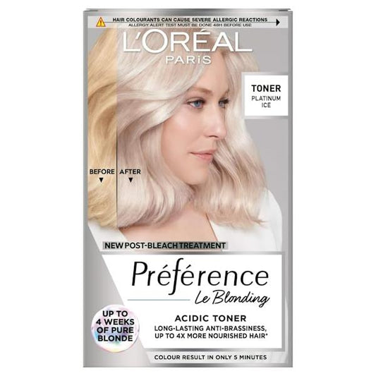 (LT) L'Oreal Preference Le Blonding Toner Platinum Ice (Case of 3)
