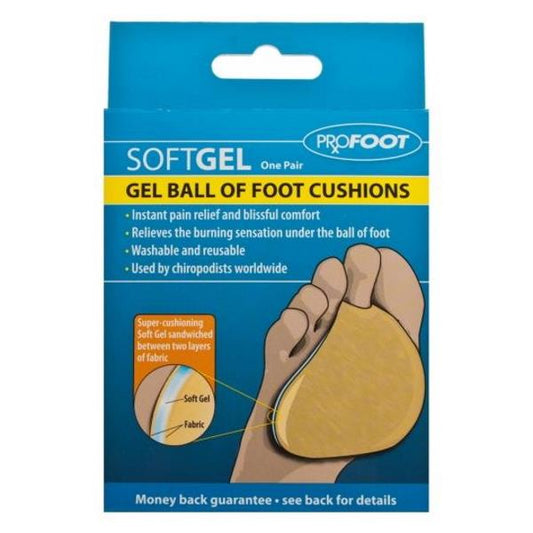 (LT) Profoot Gel Ball of Foot Cushions (Case of 6)