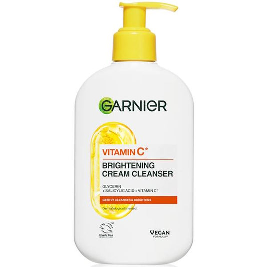 (LT) Garnier Skin Active Brightening Vitamin C Cream Cleanser 250ml (Case of 6)