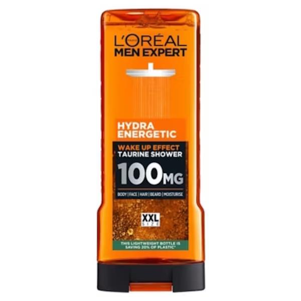 L'Oreal Men Expert Hydra Energetic Taurine Shower Gel 400ml (Case of 6)