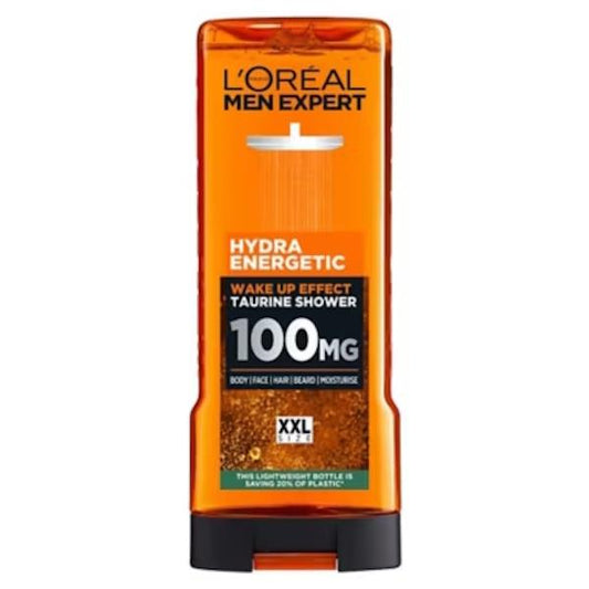 L'Oreal Men Expert Hydra Energetic Taurine Shower Gel 400ml (Case of 6)