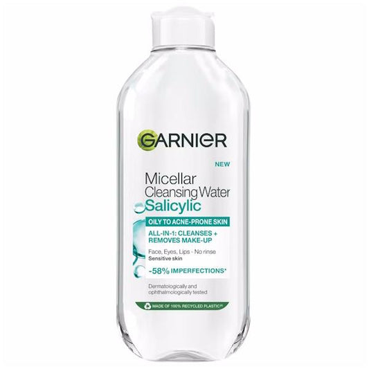 (LT) Garnier Salicylic Micellar Cleansing Water 400ml (Case of 6)