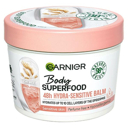 (LT) Garnier Body Superfood 48h Hydra-Sensitive Balm 380ml (Case of 6)