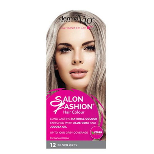 Salon Fashion Permanent Hair Colour 12 Silver Grey (Case of 6)