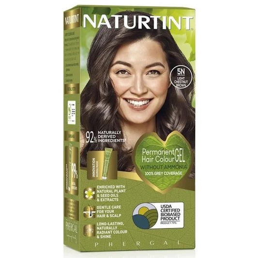 Naturtint Hair Colour Gel 5N Light Chestnut Brown (Case of 3)