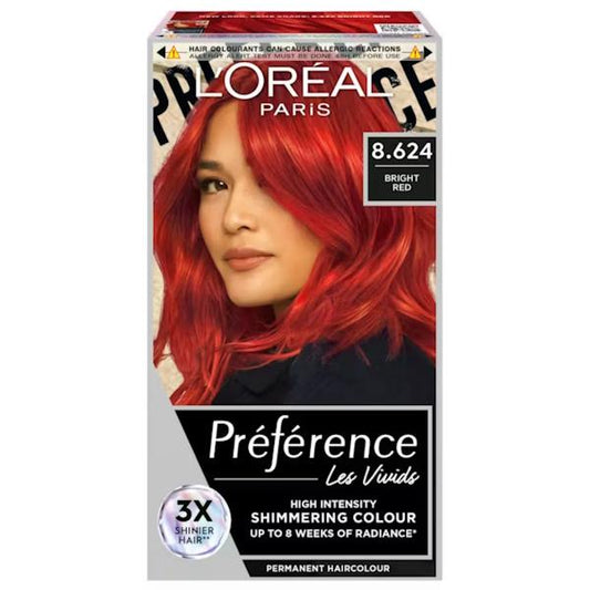 L'Oreal Preference Vivids 8.624 Bright Red (Case of 3)