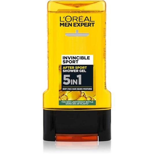 L'Oreal Men Expert Invincible Sport Shower Gel 300ml (Case of 6)