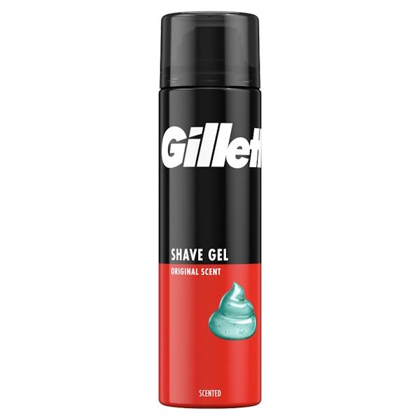 Gillette Shave Gel Original Scent 200ml (Case of 6)