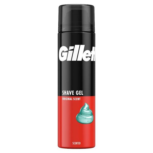 Gillette Shave Gel Original Scent 200ml (Case of 6)