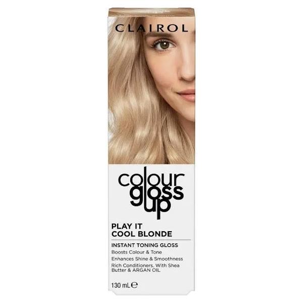 Clairol Colour Gloss Up Play It Cool Blonde 130ml (Case of 3)